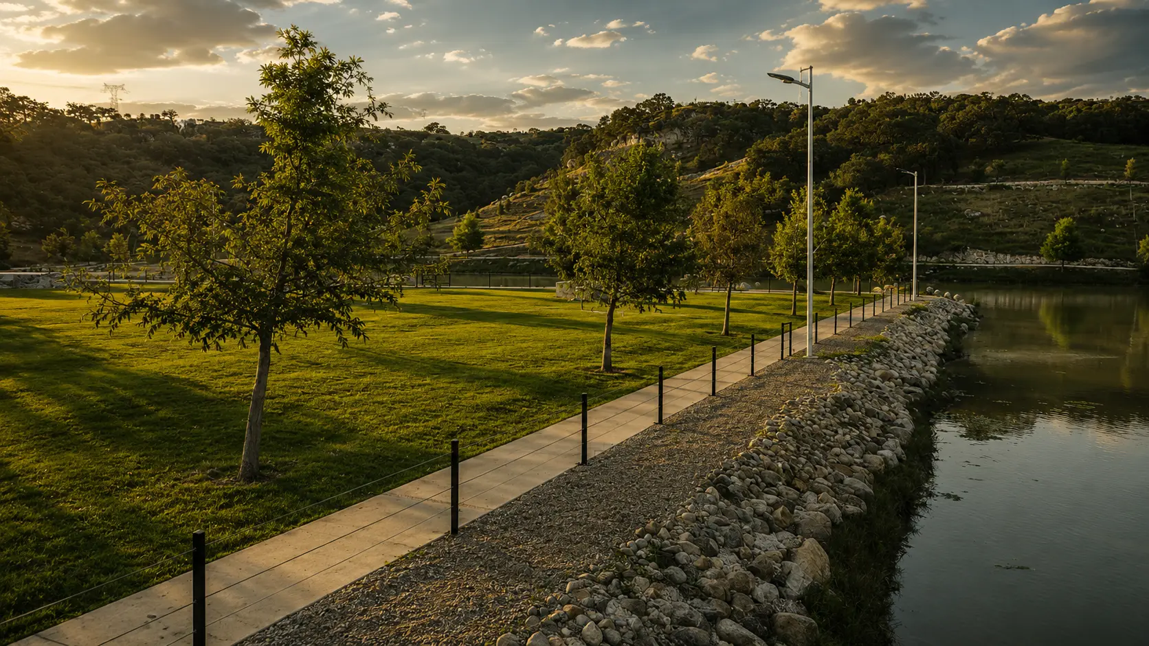 Senderos junto al lago — Tierra Viva